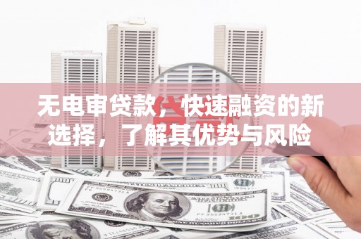 崆峒无电审贷款，快速融资的新选择，了解其优势与风险