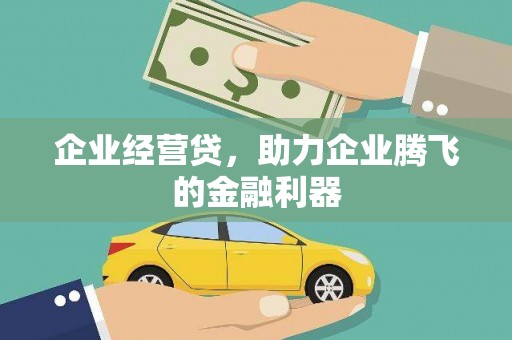 崆峒企业经营贷，助力企业腾飞的金融利器