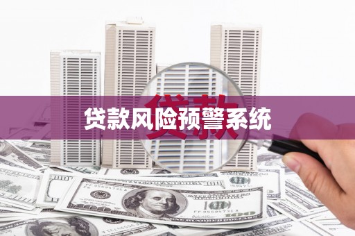 崆峒贷款风险预警系统