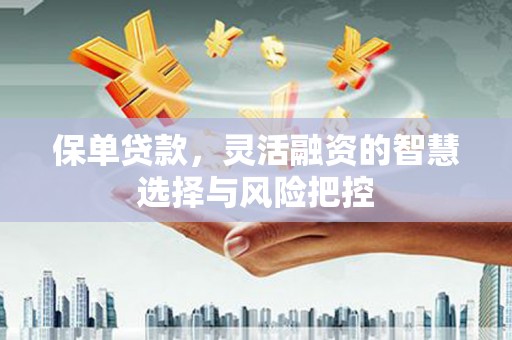 崆峒保单贷款，灵活融资的智慧选择与风险把控