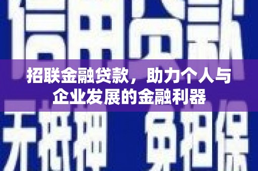 崆峒招联金融贷款，助力个人与企业发展的金融利器
