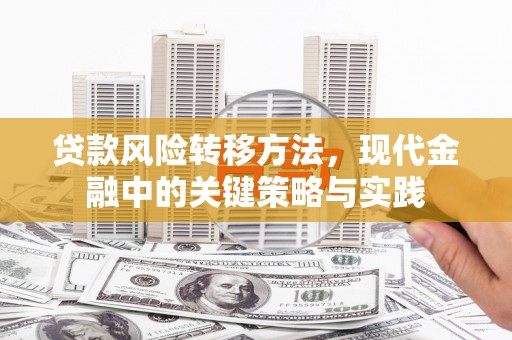 崆峒贷款风险转移方法，现代金融中的关键策略与实践