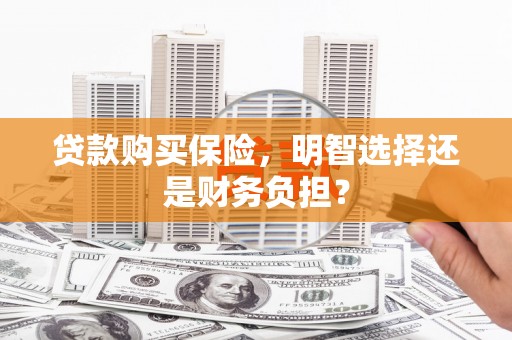 崆峒贷款购买保险，明智选择还是财务负担？