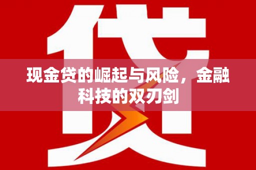 崆峒现金贷的崛起与风险，金融科技的双刃剑