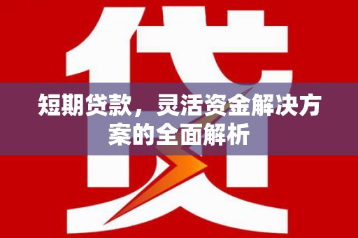 崆峒短期贷款，灵活资金解决方案的全面解析
