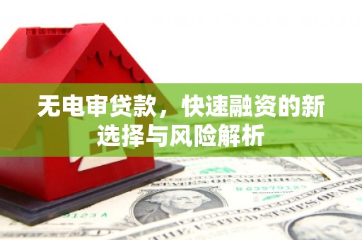 崆峒无电审贷款，快速融资的新选择与风险解析