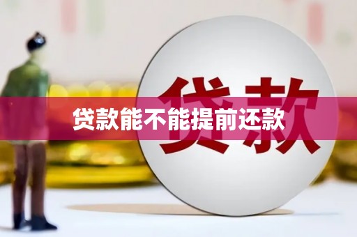 崆峒贷款能不能提前还款
