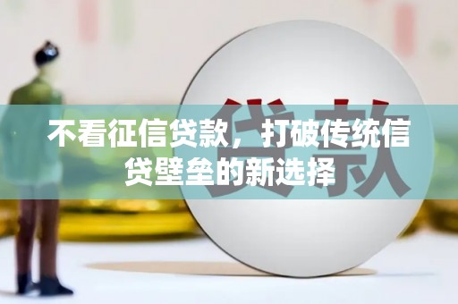 崆峒不看征信贷款，打破传统信贷壁垒的新选择