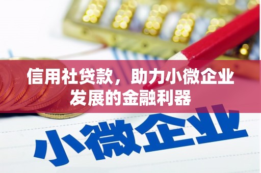 崆峒信用社贷款，助力小微企业发展的金融利器