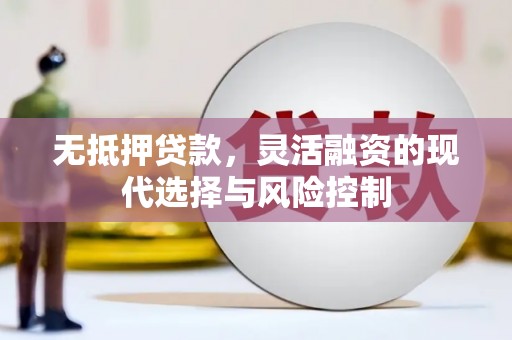 崆峒无抵押贷款，灵活融资的现代选择与风险控制