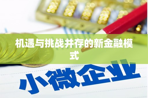崆峒机遇与挑战并存的新金融模式