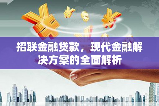 崆峒招联金融贷款，现代金融解决方案的全面解析