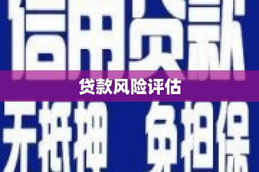 崆峒贷款风险评估