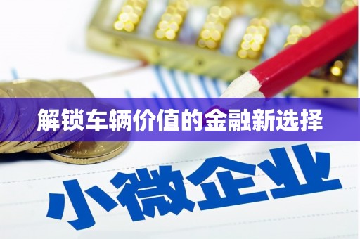崆峒解锁车辆价值的金融新选择
