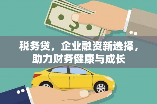 崆峒税务贷，企业融资新选择，助力财务健康与成长